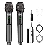 talomen Mikrofon kabellos,Drahtloses Funkmikrofon Wireless Microphone,Dual Mikrofon Kabellos...