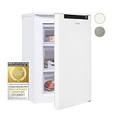 Exquisit Gefrierschrank GS581-040C weiss | 87 l Nutzinhalt | 4 Sterne Gefrieren | 55 cm Breite