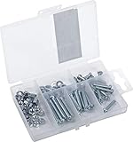 Connex Gewindeschrauben-Sortiment 102-teilig - Diverse Größen - Linsenkopf - PH Phillips-Antrieb -...