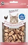 DOKAS Gefriergetrocknete Innereien - Getreidefreies Premium Leckerli für Katzen – Ideal als...