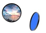 58mm Professional Farbfilter blau Full Filter Markenfilter 58 dHD DIGITAL fblau