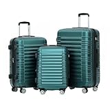 BEIBYE Reisekoffer 2088 Hartschalekoffer Gepäck Koffer Trolley Set, Kofferset in 14 Farben...