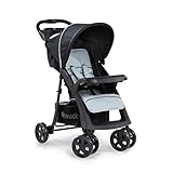 hauck Shopper Neo II, Schwarz Grau - Kinderbuggy mit Liegeposition ab Geburt bis 22 kg, 2x Tablett...