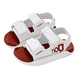 YANFJHV Mädchen Sandalen Outdoor, Sommerschuhe Kinderschuhe Weichen Sohle Bequem Sport Sandalen...