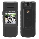 1080P-Körperkamera, 1000-mAh-Akku, 180° Drehbares Objektiv, Taschen-Camcorder mit OLED-Bildschirm...
