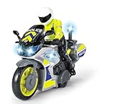 Dickie Toys – Polizei Motorrad – Spielzeug Motorrad mit Polizisten-Figur, für Kinder ab 3...