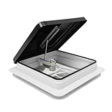 Wohnmobil Dachlüfter 42x42cm, Abluftventilator Ruhig, 12V RV Ventilator mit Insektenschutz &...