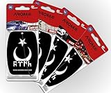 Türkisch Göktürk symbol Duftbaum Auto Lufterfrischer mit 4 Düften New Car, Bubble Gum, Vanille,...