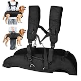 Trendecor Hundehebegeschirr für Große Hunde Notfallrucksack, Hunderucksack Hunde mit Griffen...