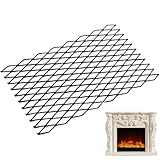 Kaminrost – 11,8 Zoll Metall-Feuerrost, Maschenroste für Feuerstellen,...