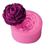 UU19EE 3D Silikon Backform Rose Blume Silikon Form Fondant Geschenk Dekorieren Schokolade Cookie...