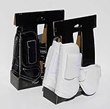 Rhinegold 0 Patent/Crystal Tendon & Fetlock Boot Set-Full-Wht Streichkappen, weiß, Volle Größe