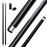 Cue-King Pro Series Carbon-Queue in Militärqualität, 147,3 cm, 510,3 g, 2 Stück, mit 12,5 mm...
