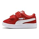 PUMA Unisex Kinder Puma Smash V2 Sd V Ps Sneaker, Rot High Risk Red Puma White, 31 EU