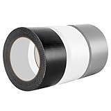 3er Rolle Panzertape, 48mm x 20m Gewebeklebeband, Panzerband Wasserfest Klebeband Extra Starkes...