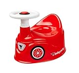 BIG-Baby-Potty - Lerntöpfchen im BIG-Bobby-Car Design mit abnehmbarem Lenkrad und hoher...