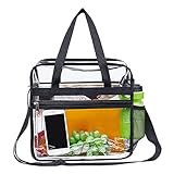 Durchsichtige Tragetasche - Transparente Aufbewahrungstasche für Reisen, Crossboody,...