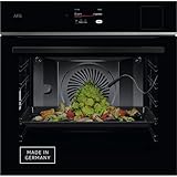 AEG Wifi Einbau-Dampfbackofen, Multidampfgarer, Serie 8 Touch-Swipe-Display, mit Schritt für...