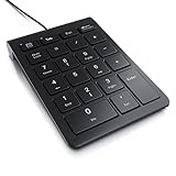 CSL - Numpad Keypad inkl. Mulitmediatasten - USB-Nummerntastenfeld - Nummernblock Zusatztastatur - 3...