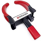 KRASER KR820 Hohe Sicherheit Radkralle Wohnwagen, Testsieger Parkkralle mit Anti-Bohrschloss...