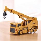 Rc ferngesteuerter Kran, Baustellen-Fahrzeug, Baukran, realistisches Bagger-Spielzeug mit robuster...