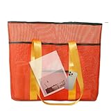 Lesunbak Netz-Strandtasche, Pool-Aufbewahrungstasche, große Kapazität, für Strandbesucher,...