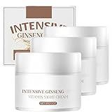 Intensive Ginseng Vitamin Night Cream, Nachtcreme und Augencreme gegen Falten und Augenringe, Anti...