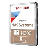 Toshiba 8TB N300 Internal Hard Drive – NAS 3.5 Inch SATA HDD Supports Up to 8 Drive Bays Designed...