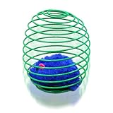 Katzenfederspielzeug – Lustiges, interaktives buntes Zubehör – bewegliches Katzenspielzeug –...