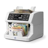 Safescan 2865-S Geldzählmaschine, Wertzählung für gemischte Banknoten - Banknotenzähler mit...