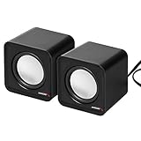 Audiocore AC870 Kompakt Stereo-Lautsprecher 2.0 PC 2x3 Watt RMS Schwarz