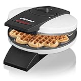 Cloer 1621 Waffeleisen für klassische Herzwaffeln, 930 W, Waffelgröße 15,5 cm, stufenlos...