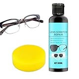 Ancsttu Brillen Kratzentferner Spray,100ml Kratzer Reparatur Flüssigkeit Für Sonnenbrillen -...