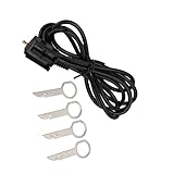 SIXRUN 3,5-mm-Audioeingangs-Aux-Kabel mit 4 Entfernungswerkzeugen für und