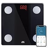 SENSSUN Körperfettwaage Digital Personenwaagen,Waage Personen mit APP, Smart Waage Bluetooth...