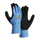 Generisch Arbeitshandschuhe Winterhandschuh teXXor 2228 Latex blau vollbeschichtet wasserdicht (10...