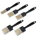 Flachpinsel-Set 5-teilig, 1x 25+2X 35+ 2x50 mm Breite Malerpinsel Set Lackpinsel Pinselset NUR...