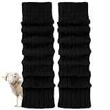 SukModen Stulpen Damen aus Wolle, Weiche Winter Beinstulpen, Langer Beinwärmer für Frauen und...