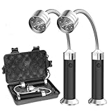 Grill Licht,2 Stück magnetische Grilllampe,Grilllampe Grillbeleuchtung Grilllicht Magnetlampe Grill...
