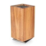 Moritz & Moritz Messerblock Akazie drehbar 360° - Messerhalter Magnetisch mit Drehfuß &...