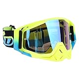 CHICIRIS Schutz vor Stößen, Staubdichte ATV-Brille, UV-Schutz, Snowboardbrille Zum Motorradfahren...