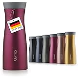 Blumtal Thermobecher 380 ml - Kaffeebecher to go aus Edelstahl - auslaufsicherer Isolierbecher...