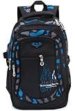 Jungen Schultasche Teenager Schulrucksack Jugendliche Rucksack Schule Daypacks Kinder Groß...