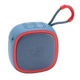 Genérico Tragbarer kabelloser Lautsprecher, kompakt, mit Griff, lange Akkulaufzeit, Stereo-Sound,...