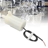 Yechiry DC 3–6 V Mini-Wasserpumpen, Mikro-Tauchpumpe, Retro-Ultra-leise Brunnen-Teichpumpe, Ideal...
