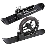 Skiboard-Schlitten – 53 x 9,5 x 7,7 cm, 2-in-1-Winteraufsatz, Schnee-Balance-Roller für...