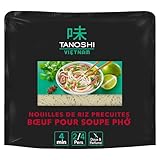 TANOSHI Vietnam – vorgekochte Reisnudeln mit Pho-Rindfleischgeschmack – traditionelles...