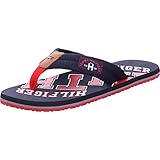 Tommy Hilfiger Herren Flip Flops Essential TH Beach Sandal Badeschuhe, Blau (Midnight), 44 EU