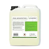 Flotex® Pooldesinfektion, 5L - Pool Booster Poolreiniger Algenentferner | Algenvernichter Pool |...