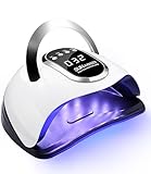 FAOKZE 220W Nageltrockner Lampe,UV lampe für acrylnägel,60 LED Lampe für Nägel,UV lampe für...